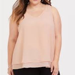 NWT Torrid Sz 0 Blush Pink Tank